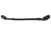 Rolled lip strap black
