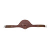 Stud guard girth leather light brown