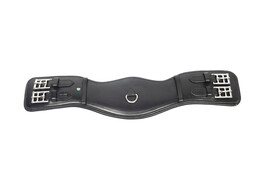 Anatomical dressage girth black