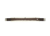 Traininggirth in nylon/sheepskin brown