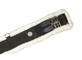 Dressage girth nylon/wool black