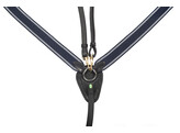 Elastic breastplate with brass plated buckles