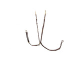 Collier de chasse avec elastique  boucles laiton - CS noir