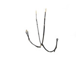 Collier de chasse avec elastique  boucles laiton - CS noir