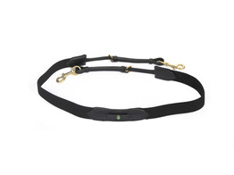 Elastic beastplate with brass buckles