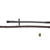 Web reins with chrome buckles - Extra Full dark brown