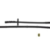 Web reins with chrome buckles - Extra Full dark brown