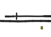 Rubber grip reins NEW PRO - 18mm brass buckles