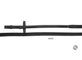 Reins rubber grip with fancy stitching