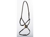 Mexicaanse neusriem  chroom gespen - CS choco