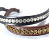 Frontal  Chrystal  curved Full noisette/argente