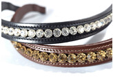 Frontal  Chrystal  curved Full noisette/argente