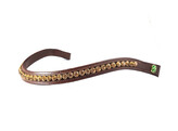 Frontal  Chrystal  curved Full noisette/argente