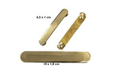 Brass nameplate