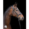 Bridon Limited browband Stellux flat leather - PS black