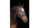 Bridle Limited browband Stellux rolled leather
