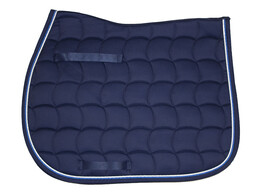 Tapis De Selle Showman Imprimé Vache 31x32 Cm - Nylon/feutre - Neuf