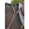 Jachtmartingaal New Pro - messing gespen Cob zwart