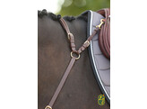 Jachtmartingaal New Pro - messing gespen Cob zwart