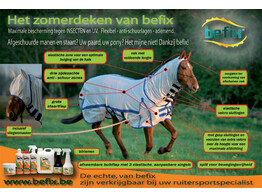 Befix Couverture anti-mouches avec cou et masque