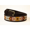 Belt Pearl Apricot Crush - 85cm nut brown