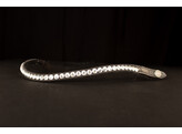 Browband Crystal with push-button closure