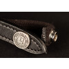 Browband Crystal with push-button closure