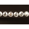 Browband Crystal with push-button closure