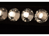 Browband Crystal with push-button closure