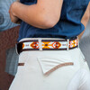 Belt Pearl Apricot Crush - 85cm nut brown