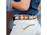 Belt Pearl Apricot Crush - 85cm nut brown
