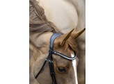 Bridon SERENTY musserole dressage avec vernis - Cob noir