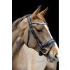 Bridon SERENTY musserole dressage avec vernis - Cob noir