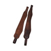 Mono beugelriemen in Aniline leder - Extra Small zwart
