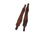 Mono beugelriemen in Aniline leder - Extra Small zwart