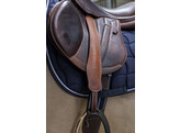 Mono beugelriemen in Aniline leder - Extra Small zwart